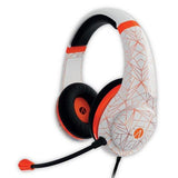 Stealth - Metalic Abstract Wired Gaming Headset - Orange/White