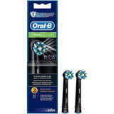 Oral-B Cross Action Toothbrush Heads (Black) - 2pk