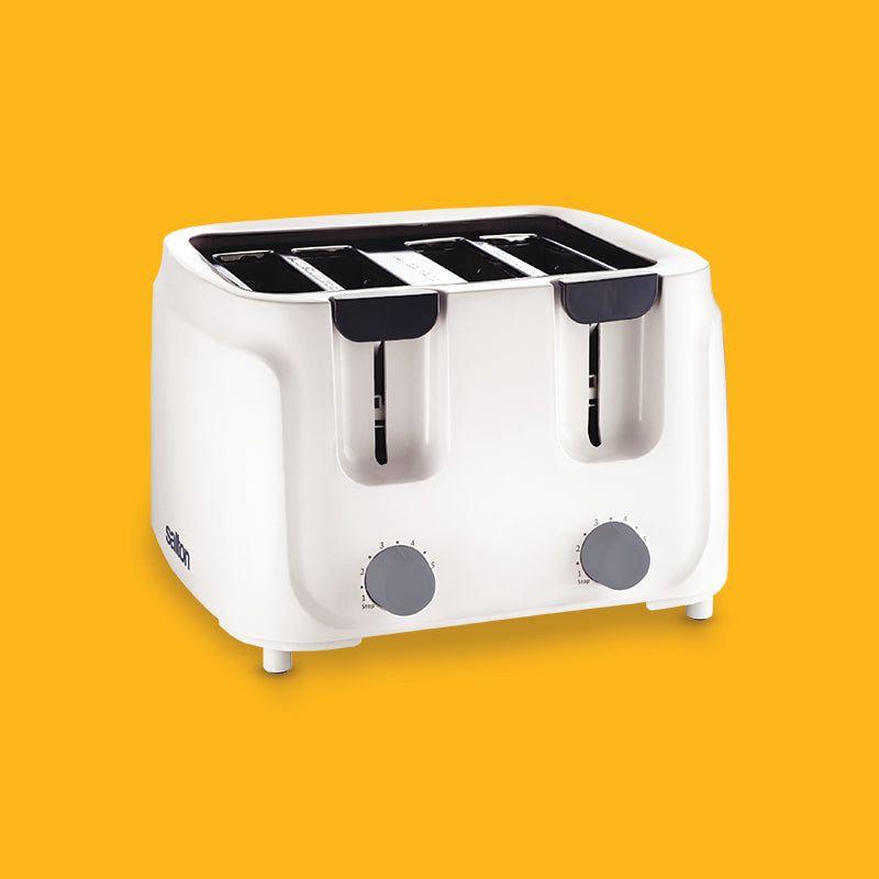Salton ST4S09 4 Slice Toaster White New World