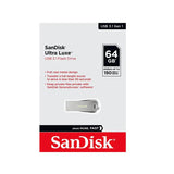 Sandisk Ultra Luxe USB 3.1 Flash Drive - 64GB