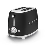 Smeg TSF01BLMSA 50'S Retro Style 2 Slice Toaster - Matte Black