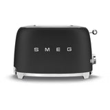 Smeg TSF01BLMSA 50'S Retro Style 2 Slice Toaster - Matte Black