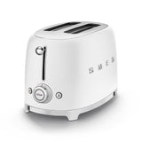 Smeg TSF01WHMSA 50'S Retro Style 2 Slice Toaster - Matte White