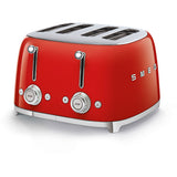 Smeg TSF03RDSA 50's Retro Style 4 Slice Toaster -Red