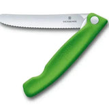 Victorinox 6.7836.F4B Foldable Paring Knife - Green