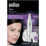 Braun Face 830 FaceSpa - Mini Epilator Cleansing Brush
