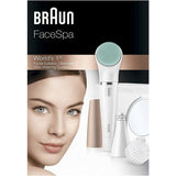 Braun FaceSpa 851V - Facial Epilator, Cleansing & Skin Vitalizing System - New World