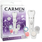 Carmen Facial Epilator & Brush Set - New World