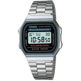 Casio A168WA-1WDF Retro Watch - New World