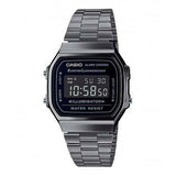 Casio A168WGG-1BDF Retro Watch - New World