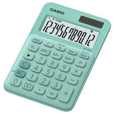 Casio MS-20UC Mini Desktop TIME TAX Calculator Green - New World