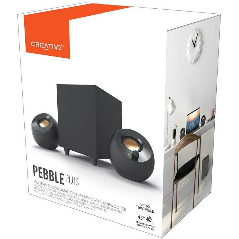 Creative Pebble V3: Stylish Yet Powerful Minimalistic Speakers