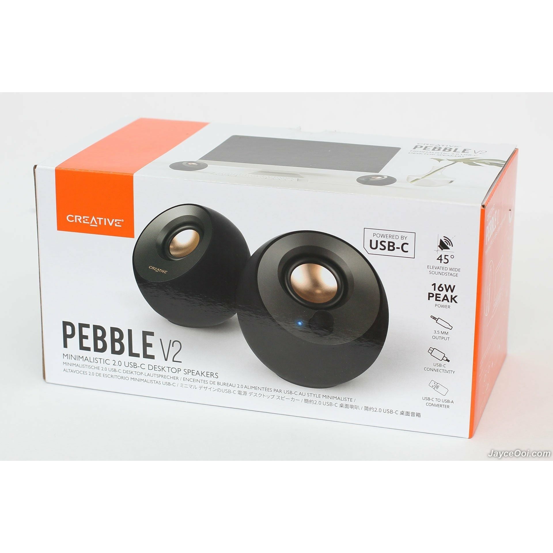 Creative Pebble V2 USB-C Speakers – New World
