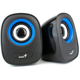 Genius  USB Wired 3.5mm Desktop Speakers Blue - SP-Q160