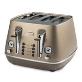 Delonghi CTI4003.BZ 4 Slice Toaster - Bronze