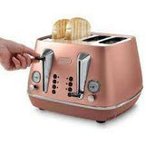 Delonghi CTI4003.CP 4 Slice Toaster - Copper - New World