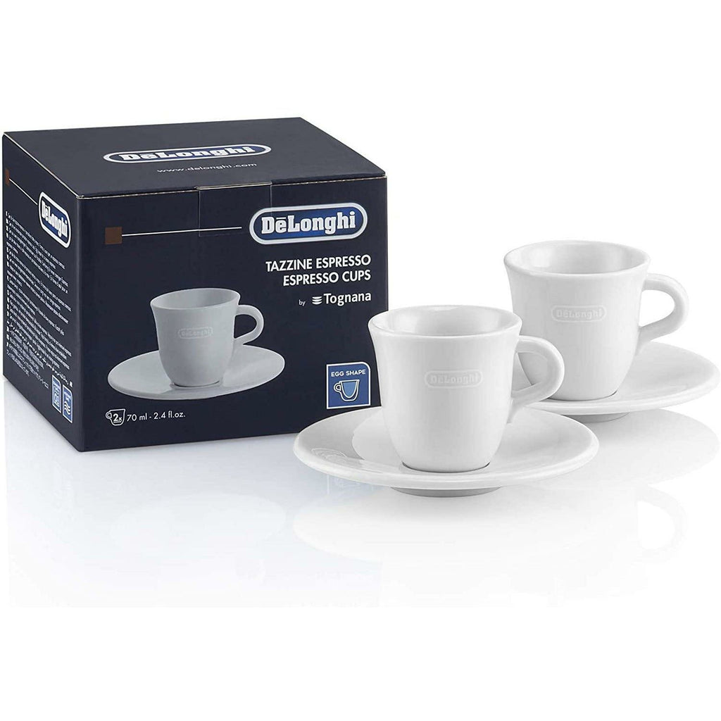 Delonghi DLSC308 Ceramic Espresso Cups 2pk New World