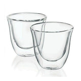 DeLonghi Double Walled Thermo Espresso Glass Cups Set of 2 - New World