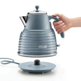 Delonghi KBZS3001.AZ Scultura 1.7l Cordless Kettle - Azure - New World