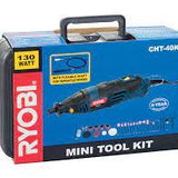 RYOBI CHT-40K Mini Tool Kit 130W With 44 Piece Accessory & Flexible Shaft