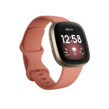Fitbit Versa 3 Smartwatch - Pink Clay/Soft Gold Aluminum