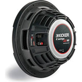Kicker Shallow-Mount 10" Subwoofer With Dual 1-ohm Voice Coils - 43CWRT101