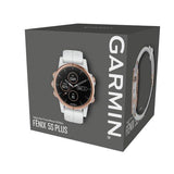 Garmin fēnix® 5S Plus Rose Goldtone with Carrara White Band - New World
