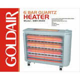 Goldair GBH-3500 6 Bar Heater with Humidifier - New World