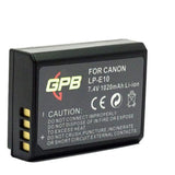 GPB LP-E10 Rechargeable Digital Camera Battery for Canon