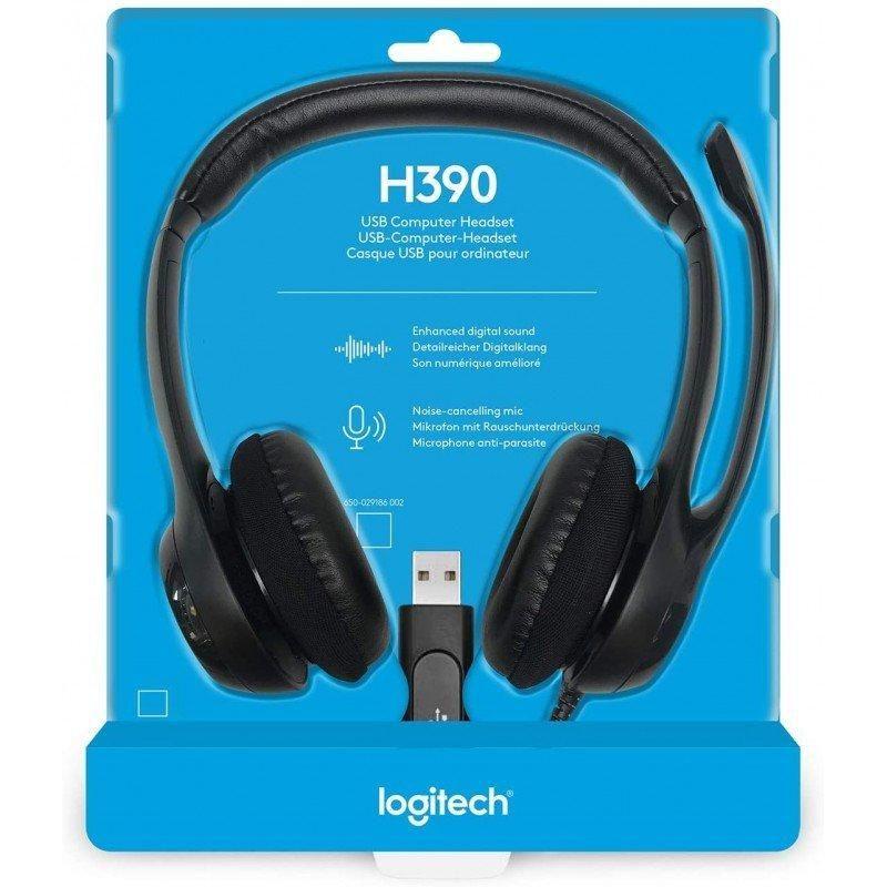 Logitech H390 USB Headset Black – New World - Main Image