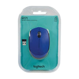 Logitech M171 Wireless Mouse - Blue - New World