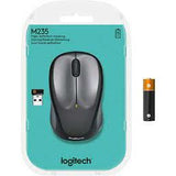 Logitech M235 Wireless Mouse - Swift Grey - New World