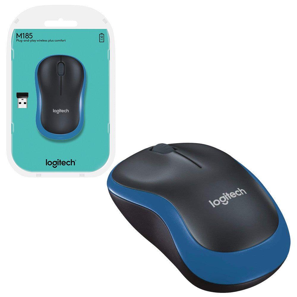 Logitech Wireless Mouse M185 - Blue