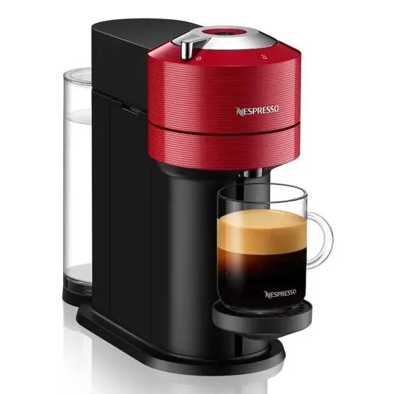 Nespresso VERTUO NEXT エスプレッソマシン Nespresso Vertuo Next Coffee Machine + Aeroccino Milk - Cherry Red