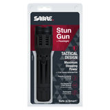 Sabre Red Stun Gun/Flashlight with Holster and Belt Clip - Black S-2000SF