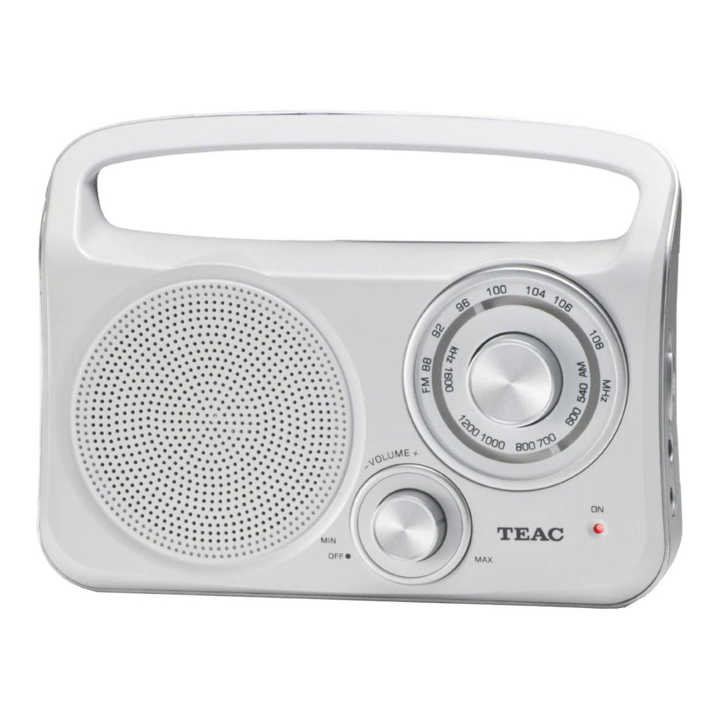 Teac PR300 AMFM Portable Radio WHITE New World