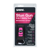 Sabre Stun Gun 3-IN-1 Pink - S-1013-PK