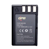 GPB EN-EL9a Rechargeable Digital Camera Battery for Nikon