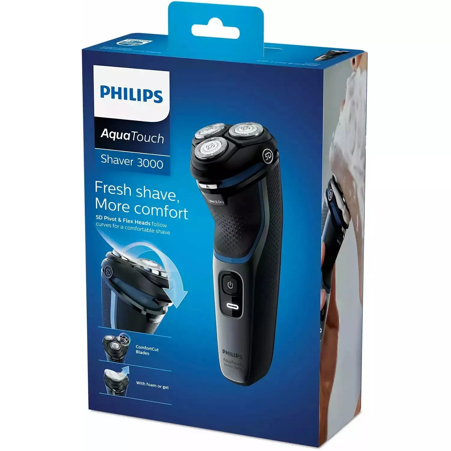 Ópera grosor Regan Philips S3122/51 Aqua Touch Shaver – New World