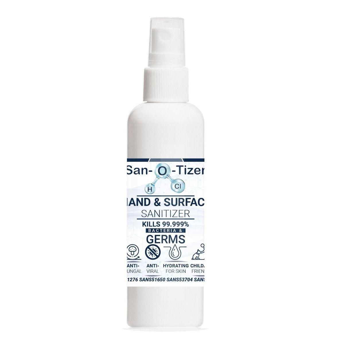 San-O-Tizer - Hand and Surface Sanitizer -250ml - New World