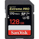SanDisk Extreme Pro SDXC Card 128GB - New World