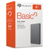 Seagate Basic 2.5 Inch Portable HDD Storage- 2TB - New World