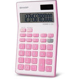 Sharp EL-124TB-PINK Compact Calculator - New World