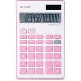 Sharp EL-124TB-PINK Compact Calculator - New World