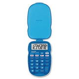 Sharp EL-S10-BL Pocket Calculator - Blue - New World