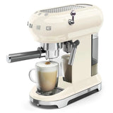 Smeg ECF01CRSA 50's Style Espresso Manual Coffee Machine - Cream - New World