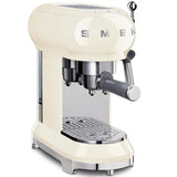 Smeg ECF01CRSA 50's Style Espresso Manual Coffee Machine - Cream - New World