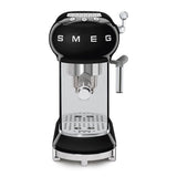 Smeg ECF01PBSA 50's Style Espresso Manual Coffee Machine - Black - New World
