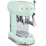 Smeg ECF01PGSA 50's Style Espresso Manual Coffee Machine - Pastel Green