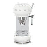 Smeg ECF01WHEU 50's Style Espresso Manual Coffee Machine - White - New World
